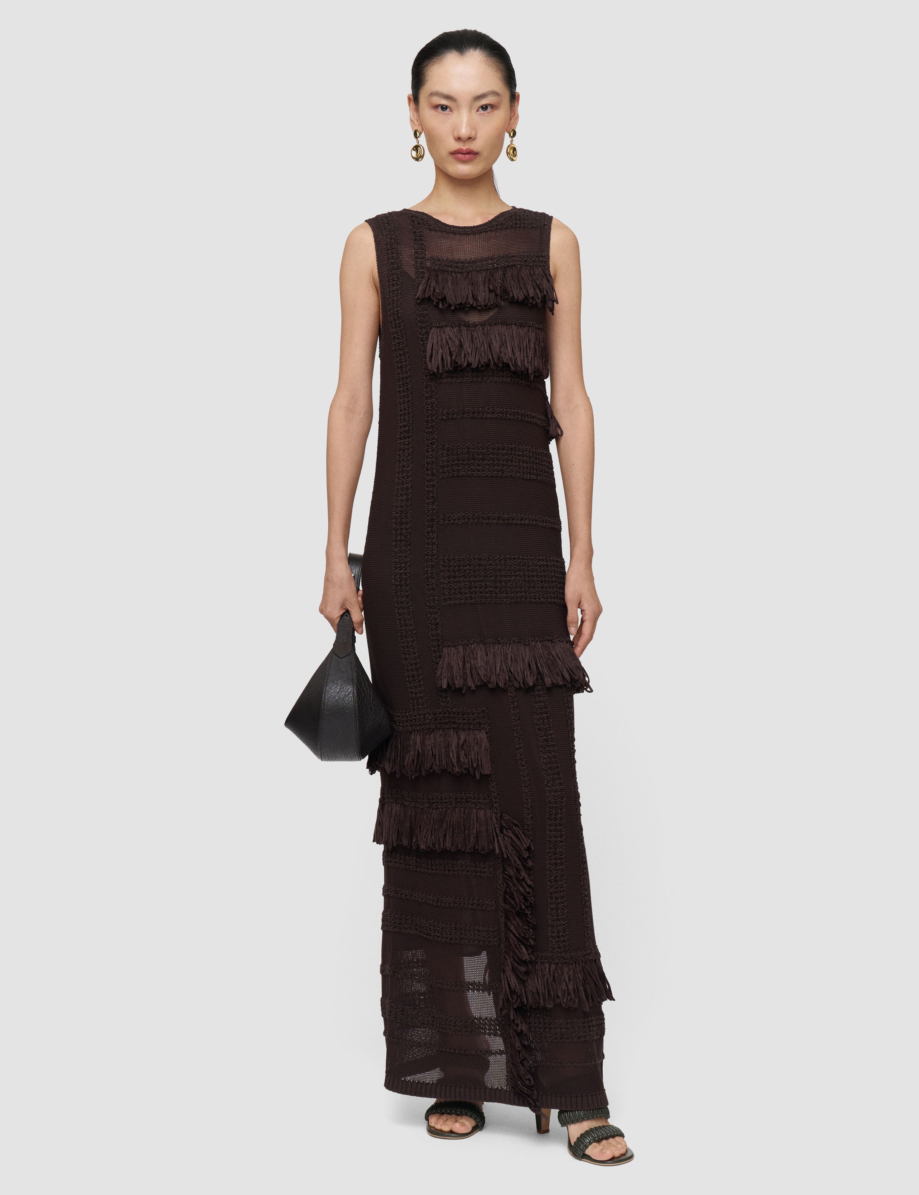 Nari Cotton Raffia Fringe Dress XXS