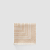 Beige Neoma Wool Jacquard Scarf - Joseph