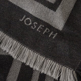 Grey Neoma Wool Jacquard Scarf - Joseph