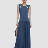 Blue Nereus Light Viscose Dress - Joseph