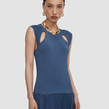 Blue Nereus Light Viscose Dress - Joseph