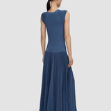 Blue Nereus Light Viscose Dress - Joseph