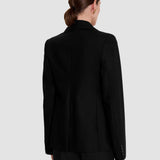 Black Jackie Wool Tailoring Stretch Jacket - Joseph