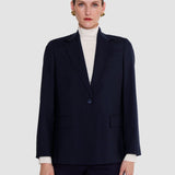 Blue Jackie Wool Tailoring Stretch Jacket - Joseph