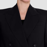 Black Jaden Wool Tailoring Stretch Jacket - Joseph