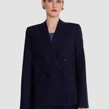 Blue Jaden Wool Tailoring Stretch Jacket - Joseph