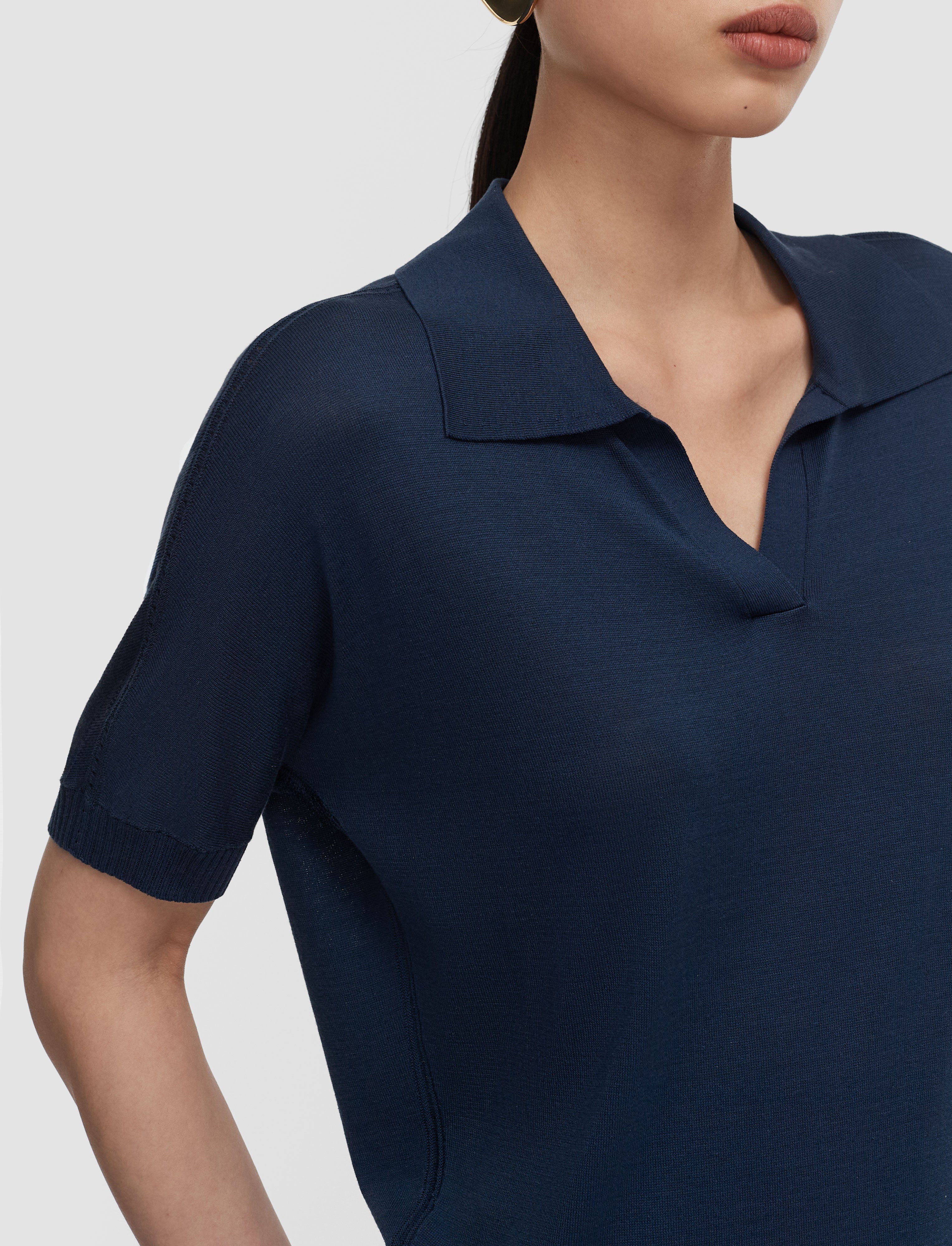 blue-niata-superfine-silk-polo-top-JOSEPH