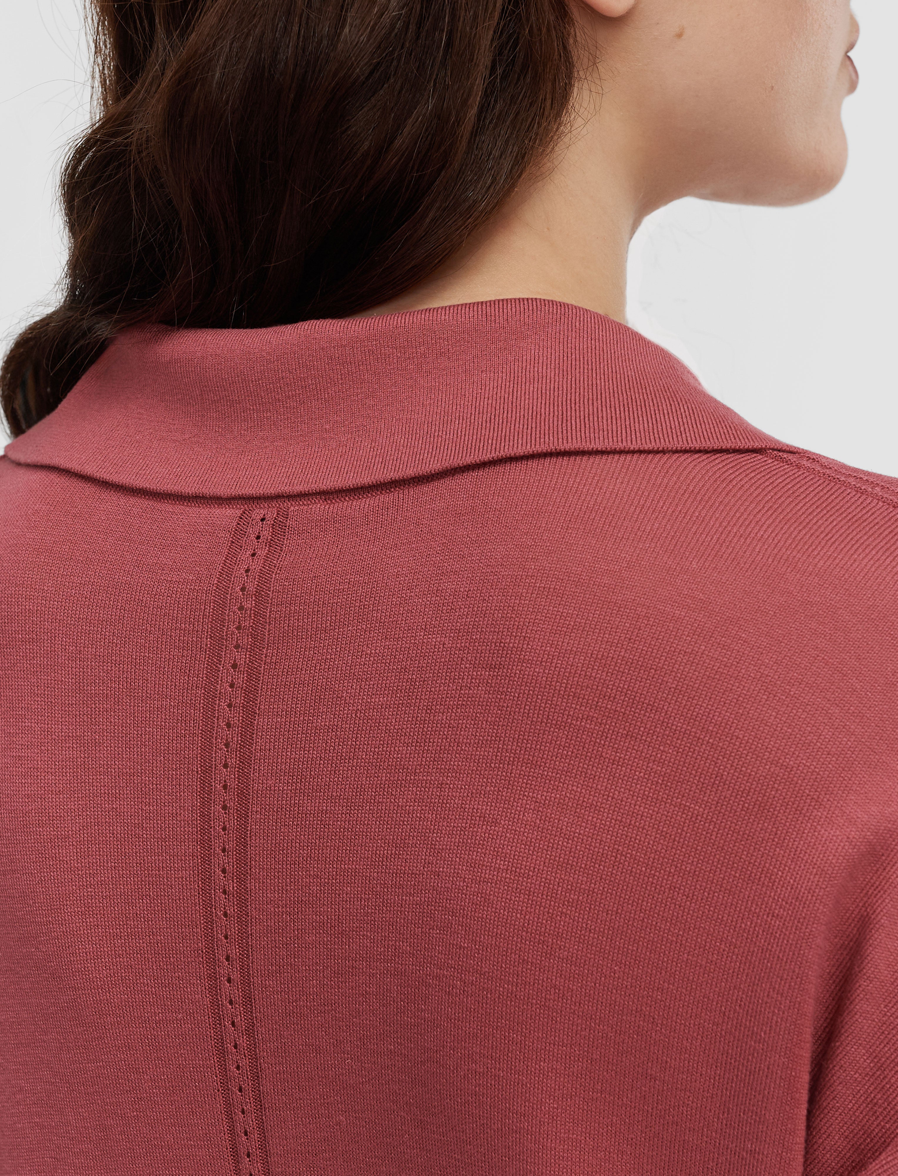 pink-niata-superfine-silk-polo-top-JOSEPH