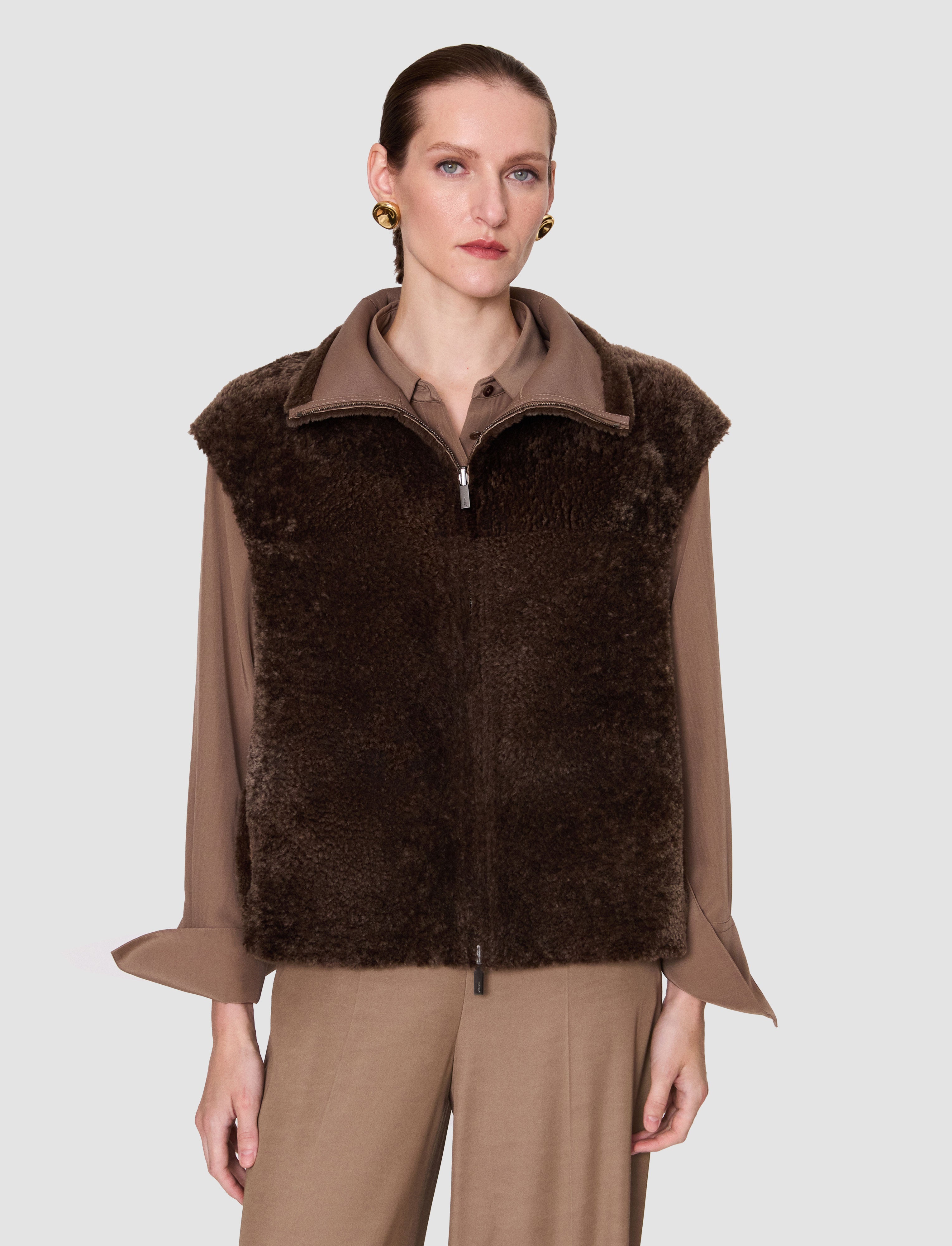 brown-nico-reversible-textured-shearling-gilet-JOSEPH