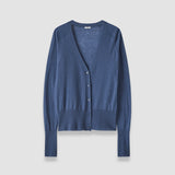 Blue Nisus Cashair Cardigan - Joseph