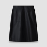 Jupe Niven en cuir nappa souple 