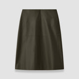 Jupe Niven en cuir nappa souple 