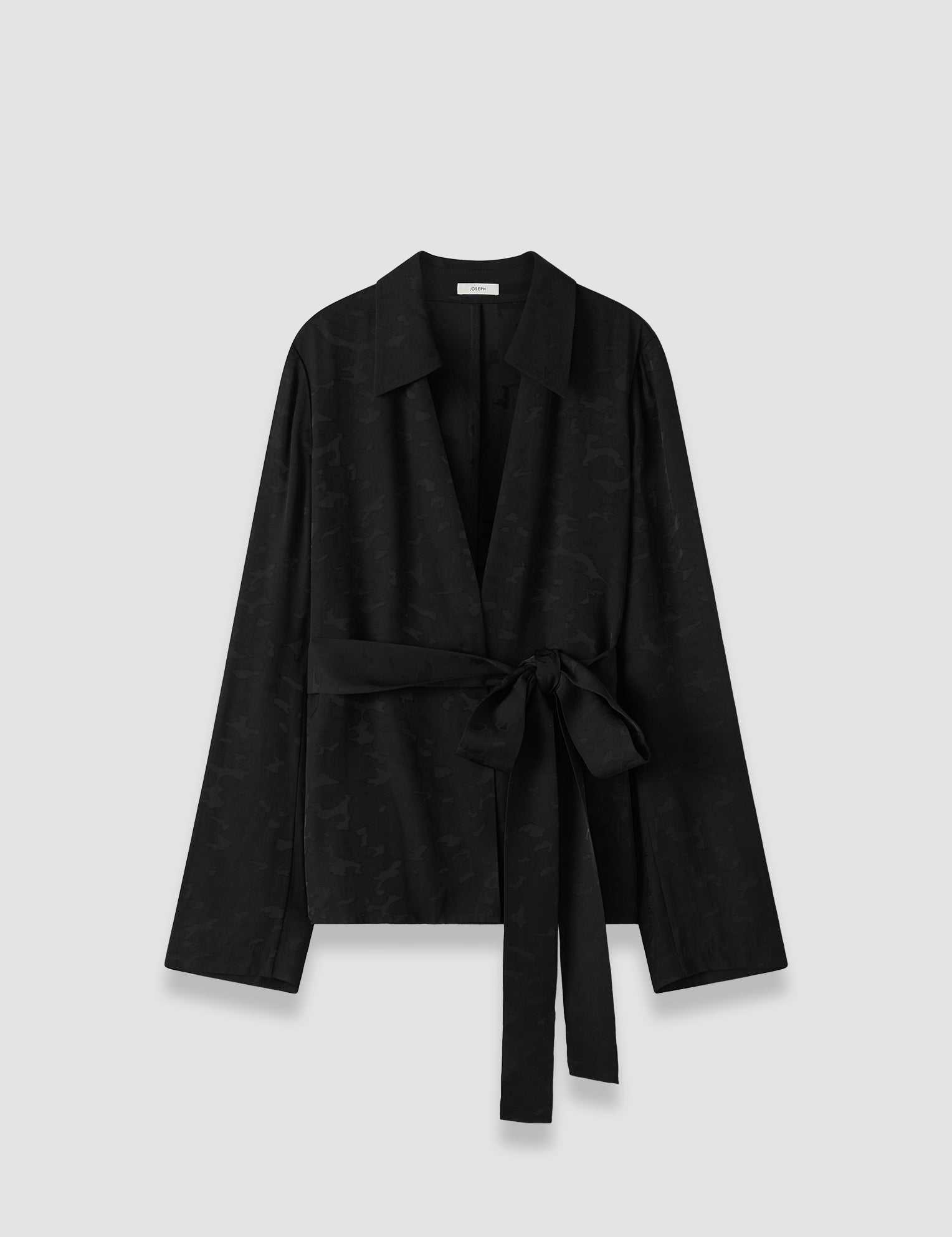 Black Noemi Leopard Jacquard Jacket - Joseph