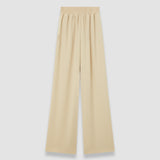 Beige Nour Satin Twill Trousers - Joseph
