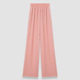 Pink Nour Satin Twill Trousers - Joseph