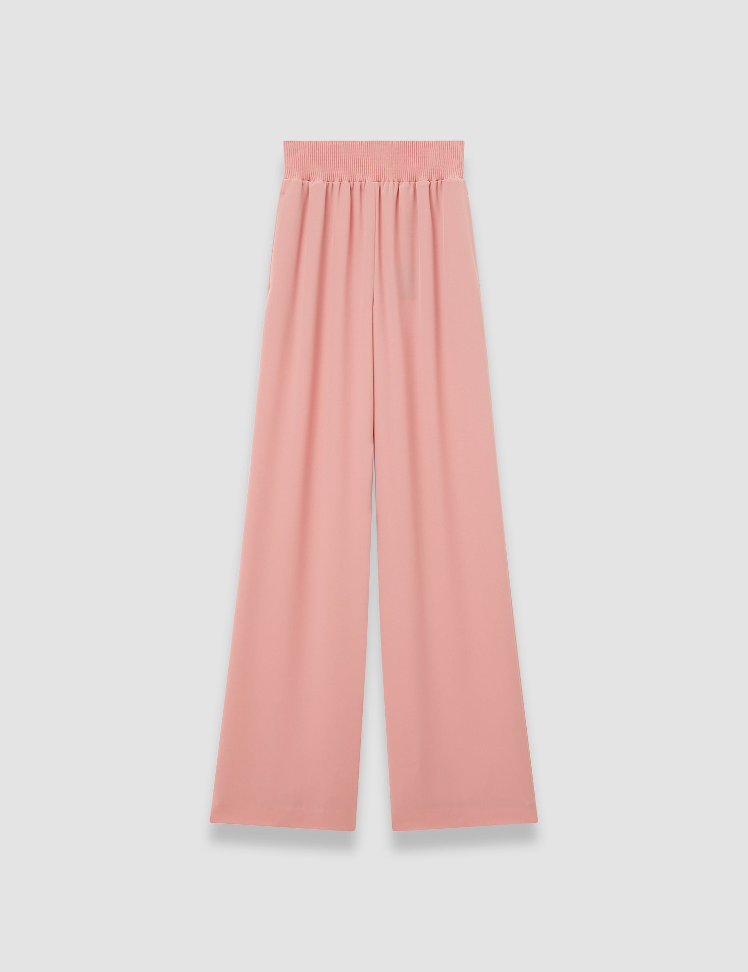 Pink Nour Satin Twill Trousers - Joseph