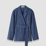 Blue Nymph Fluid Crinkle Jacket - Joseph