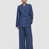 Blue Nymph Fluid Crinkle Jacket - Joseph
