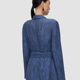 Blue Nymph Fluid Crinkle Jacket - Joseph