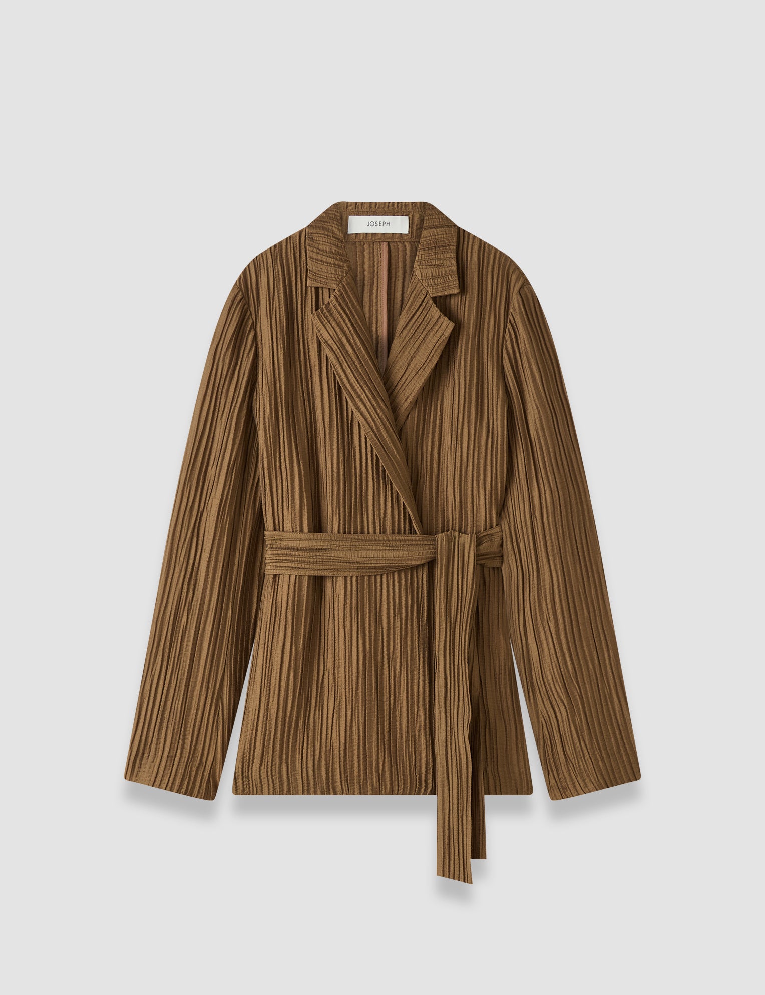 Brown Nymph Fluid Crinkle Jacket - Joseph