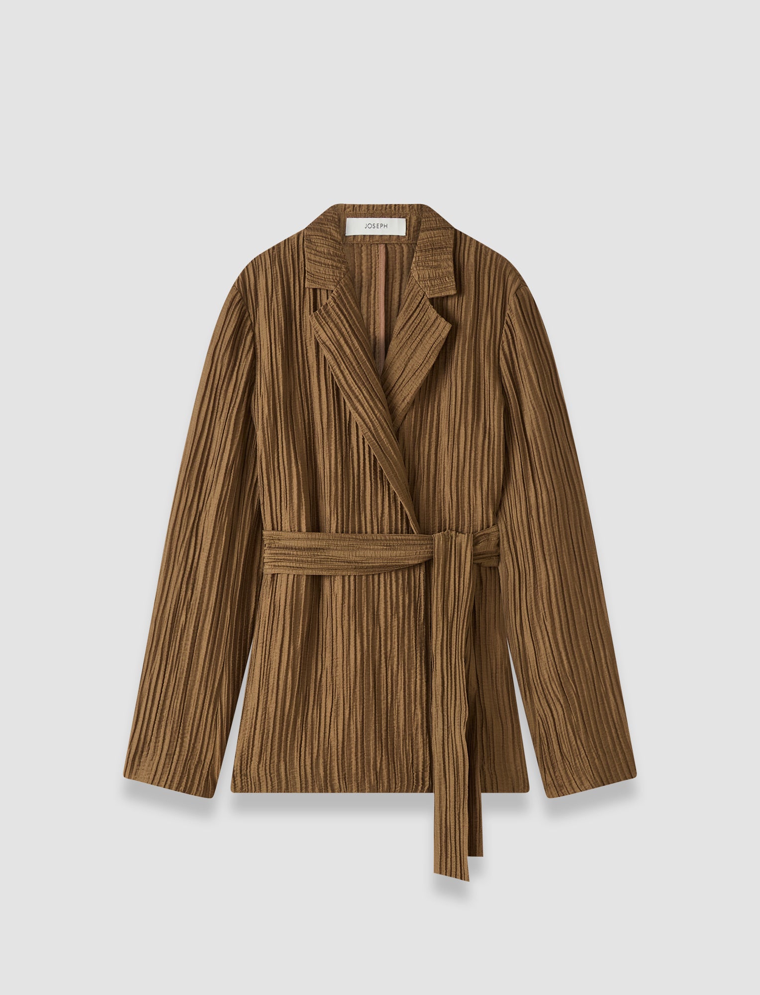 marron-veste-nymph-en-crepe-froisse-fluide-JOSEPH