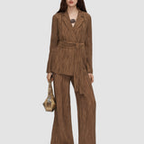 Brown Nymph Fluid Crinkle Jacket - Joseph