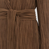 Brown Nymph Fluid Crinkle Jacket - Joseph