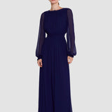 Purple Olivia Viscose Crinkle Dress - Joseph