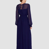 Purple Olivia Viscose Crinkle Dress - Joseph