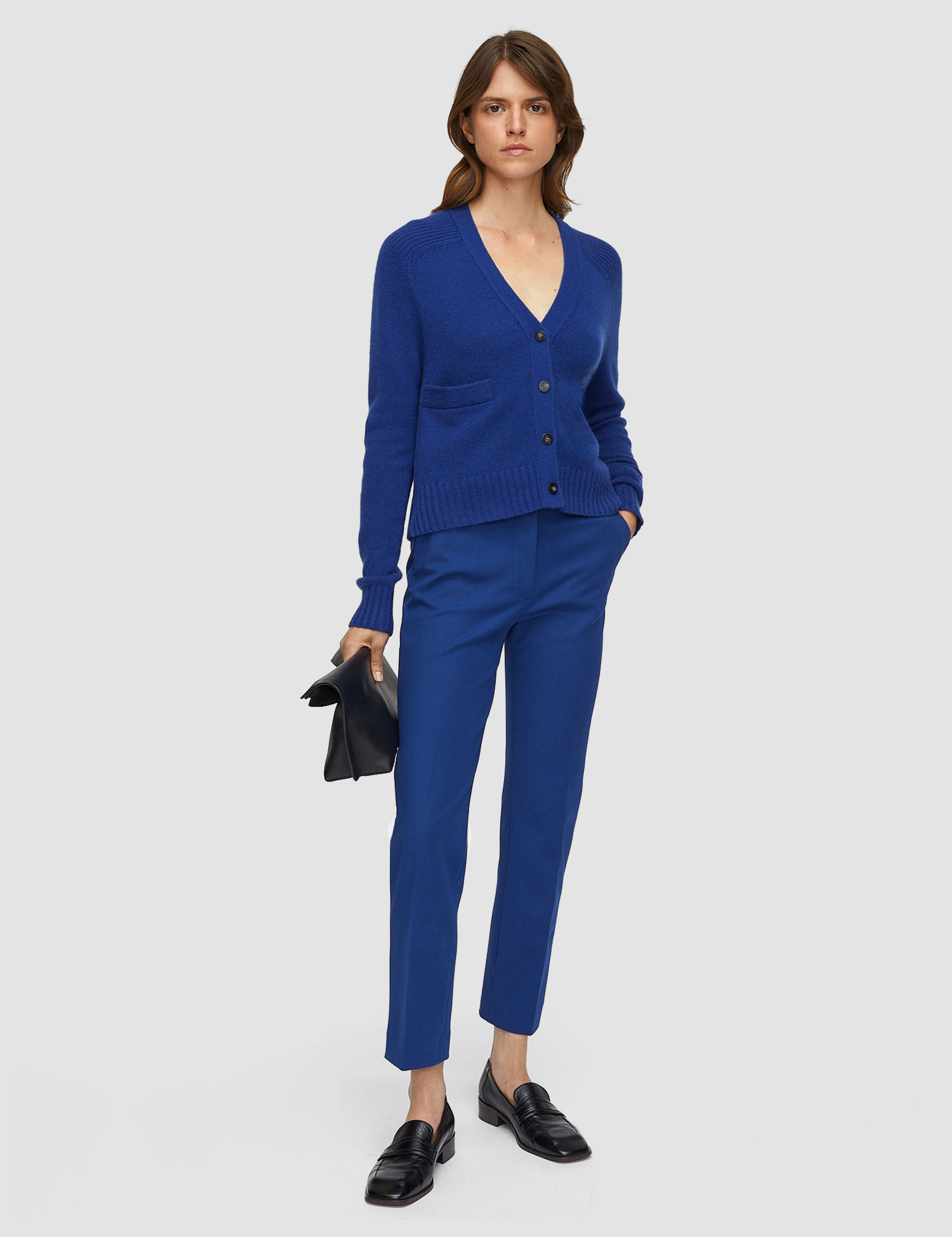 Blue Open Cashmere Cardigan - Joseph