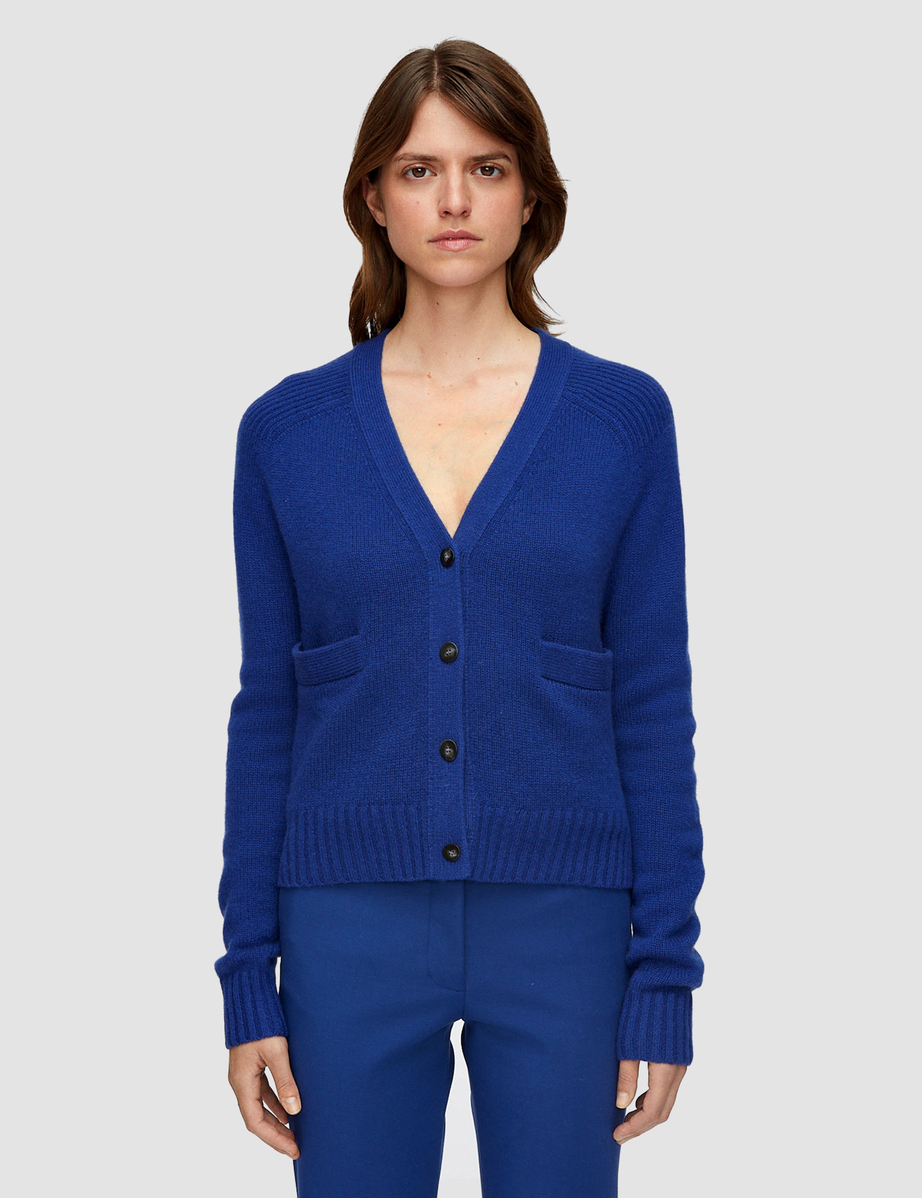 Blue Open Cashmere Cardigan - Joseph