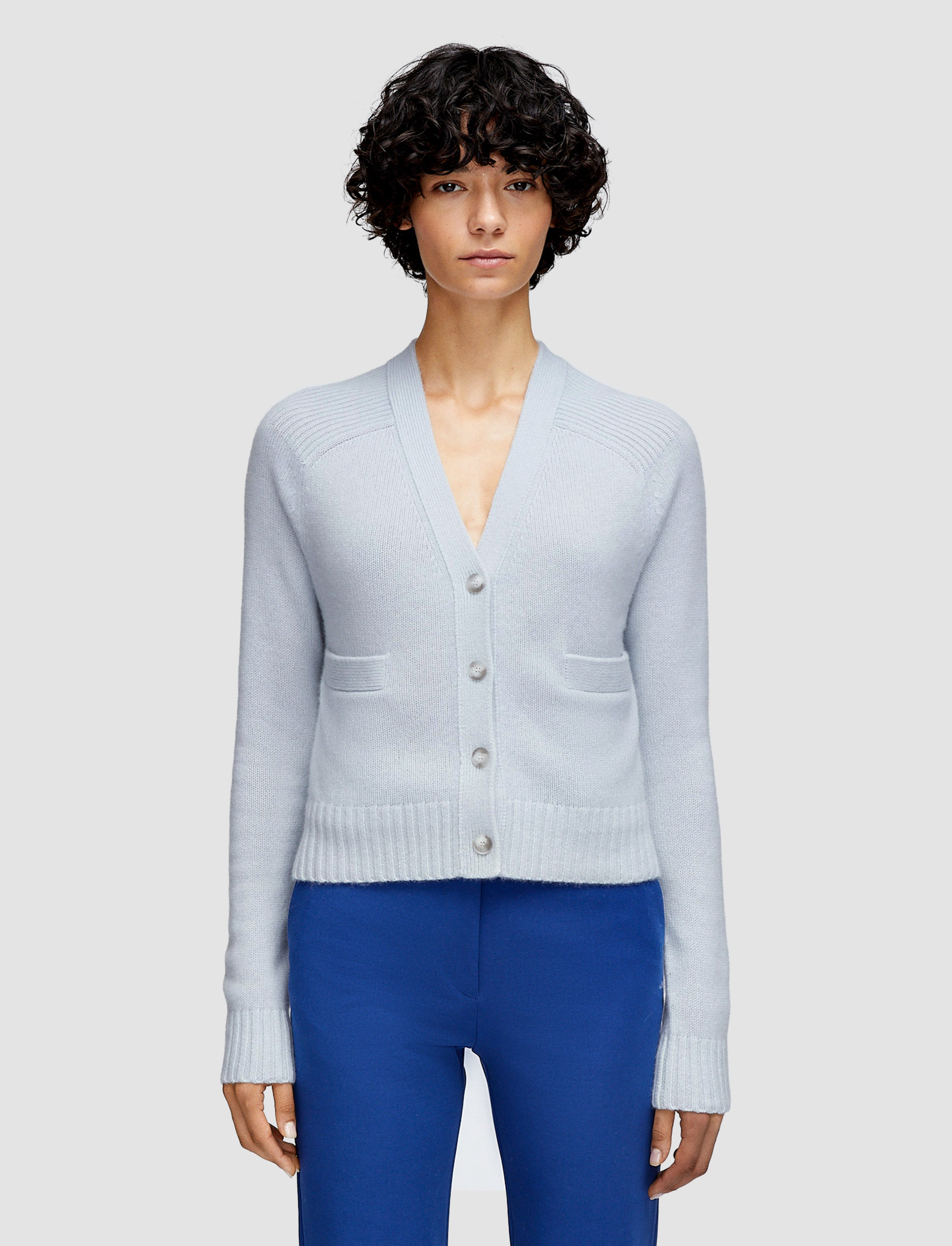 青-open-cashmere-カーディガン-JOSEPH