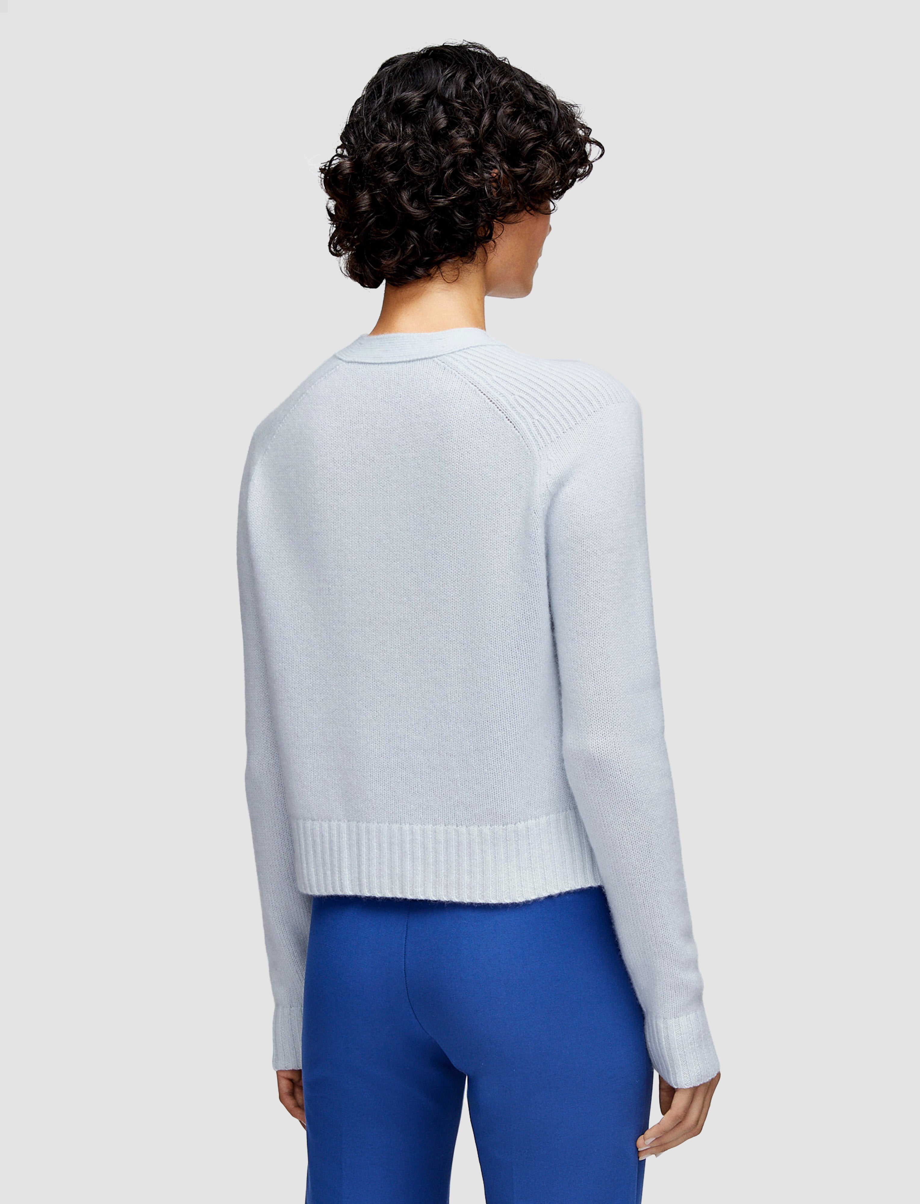 青-open-cashmere-カーディガン-JOSEPH