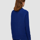 Blue Open Cashmere Round Neck Jumper - Joseph