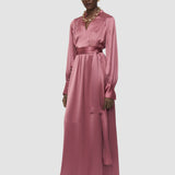 Pink Ophira Double Satin Dress - Joseph