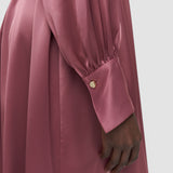 Pink Ophira Double Satin Dress - Joseph