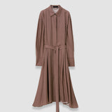 Robe Orlan en mélange de soie imprimée 