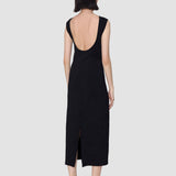 Black Orosia Leopard Jacquard Milano Dress - Joseph