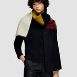 Overlay Wool Scarf