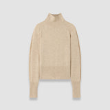 Beige Oxna Light Pure Cashmere High Neck Jumper - Joseph