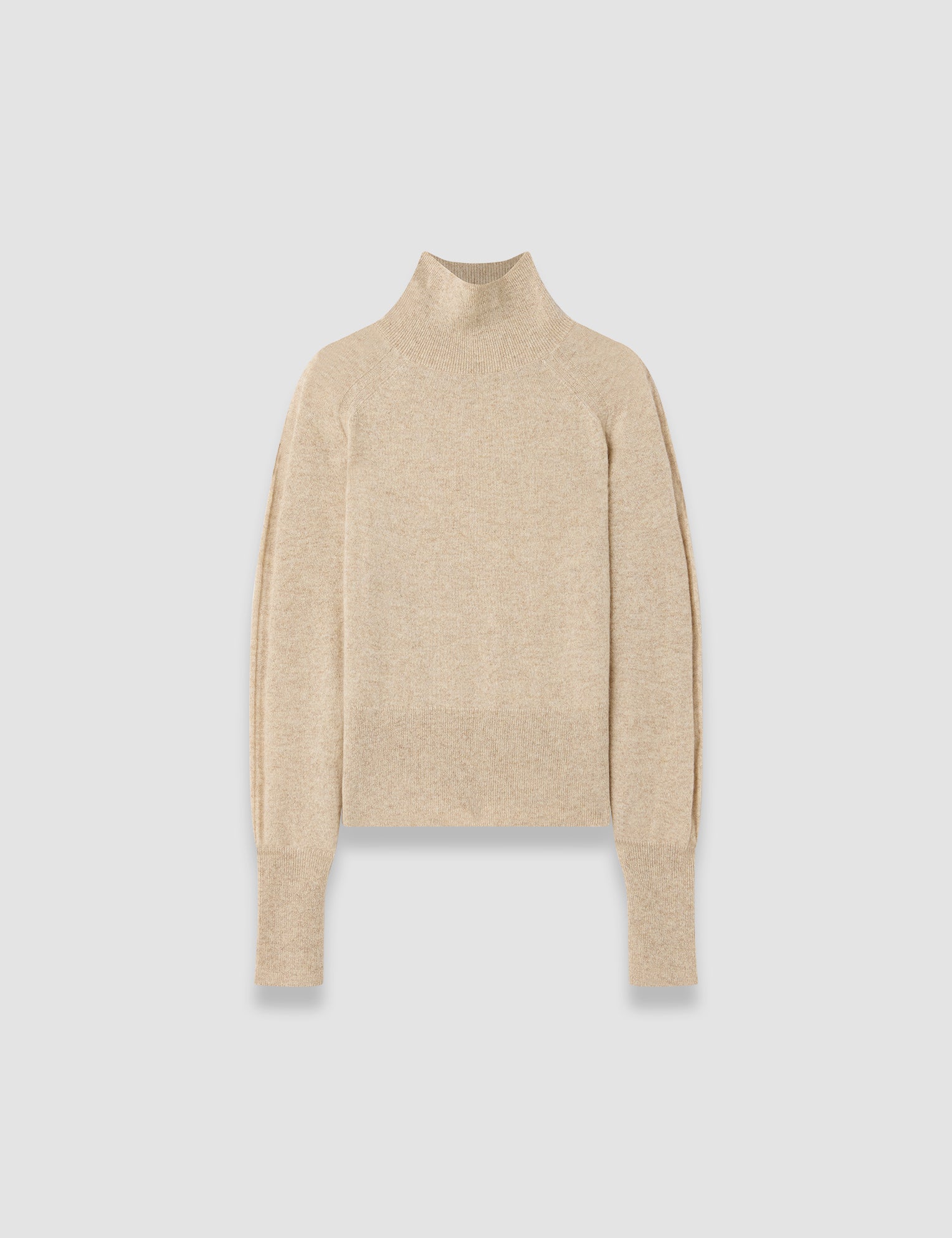 Beige Oxna Light Pure Cashmere High Neck Jumper - Joseph