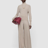 Beige Oxna Light Pure Cashmere High Neck Jumper - Joseph