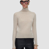 Oxna Light Pure Cashmere High Neck Jumper