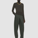 Green Oxna Light Pure Cashmere High Neck Jumper - Joseph