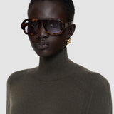 Green Oxna Light Pure Cashmere High Neck Jumper - Joseph