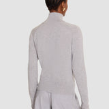 Grey Oxna Light Pure Cashmere High Neck Jumper - Joseph
