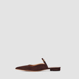 Purple Parisa Pointed Suede Ballerinas - Joseph