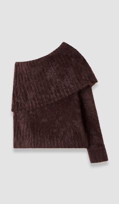 Brown Parwich Super Brushed Cashmere Jumper - Joseph