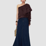 Brown Parwich Super Brushed Cashmere Jumper - Joseph