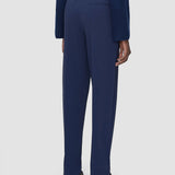 Blue Pat Comfort Cady Trousers - Joseph